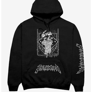 NEW METALLICA HOT TOPIC ONE BLACK HOODIE SZ MEDIUM